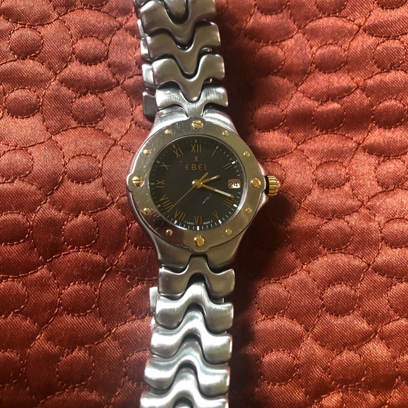 Ebel Accessories Ebel Sportwave Waterproof Stainless Vintage Watch